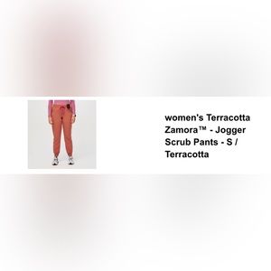 Figs Scrub pants. Terracota